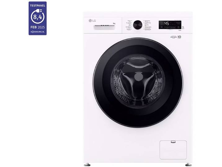LG F4X1009NWB wasmachine Voorlader 9 kg 1400 RPM Wit