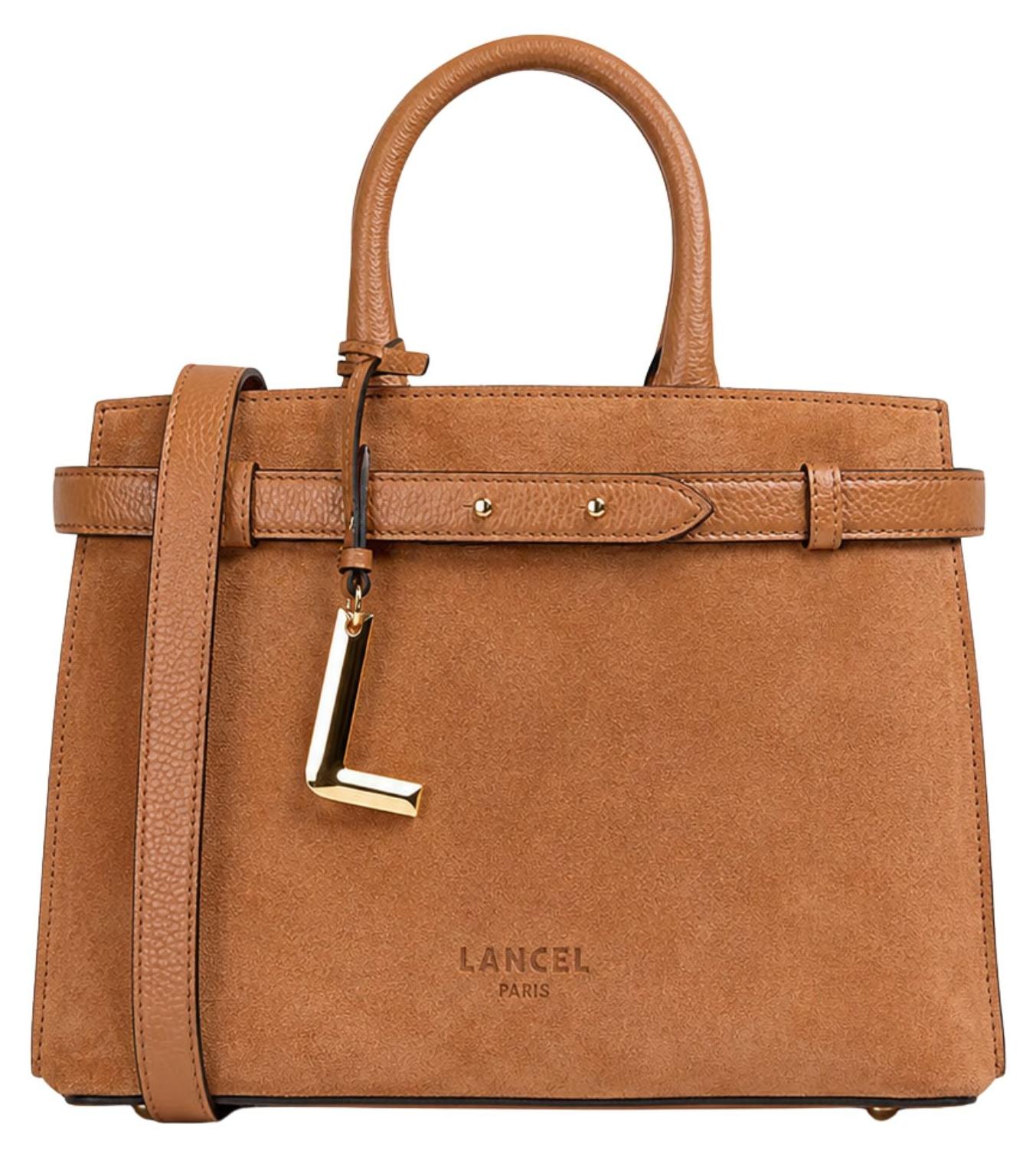Lancel Faubourg Shopper aus Kamel-Leder