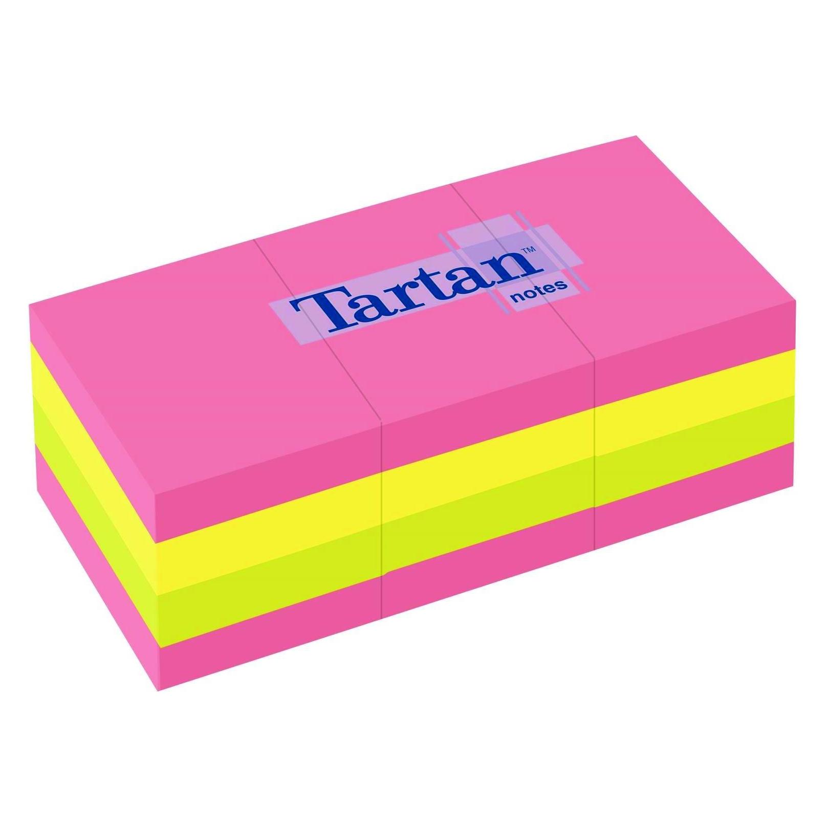 Tartan Notes Haftnotizen, 38 x 51 mm, Neon, 100 Blatt/Block (38 x 51 mm) (05138-N)