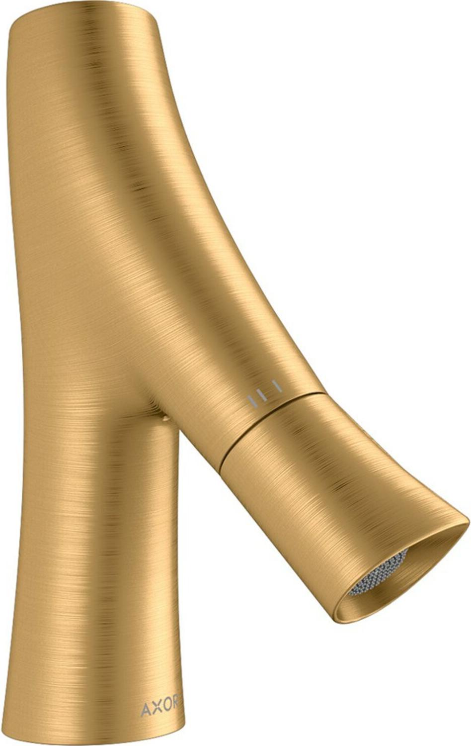 hansgrohe Standv 50 Axor Starck Organic Ausl. 109mm, o. Abl.garn, brushed brass