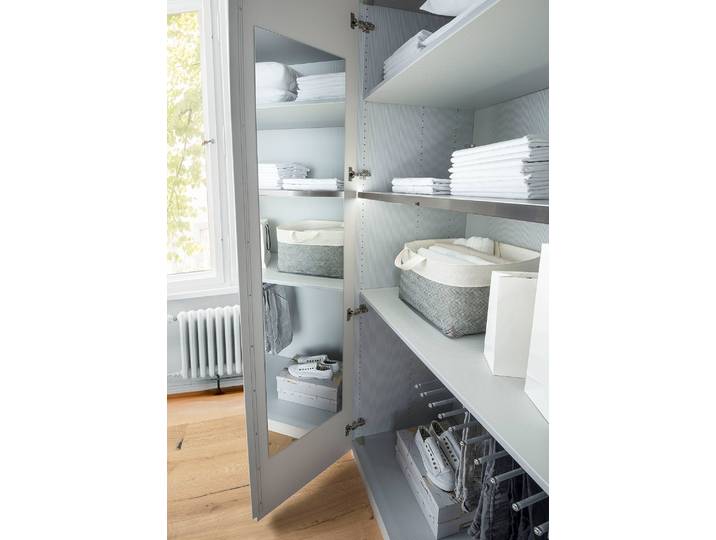 Innenspiegel 27 x 173 x 0cm Grau/Silber Spiegelglas