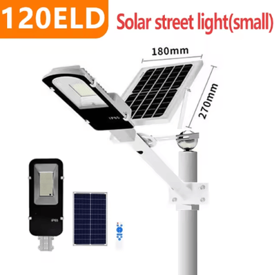 Uplift Curations 200W Powerful Solar Street Light Outdoor With 6000mAh Battery Waterproof Automatic Dusk To Dawn Garden And Garage Lamp 120led
