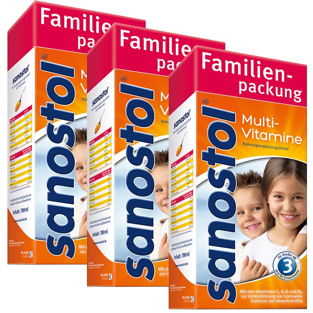 Sanostol Saft x3 3x780 ml