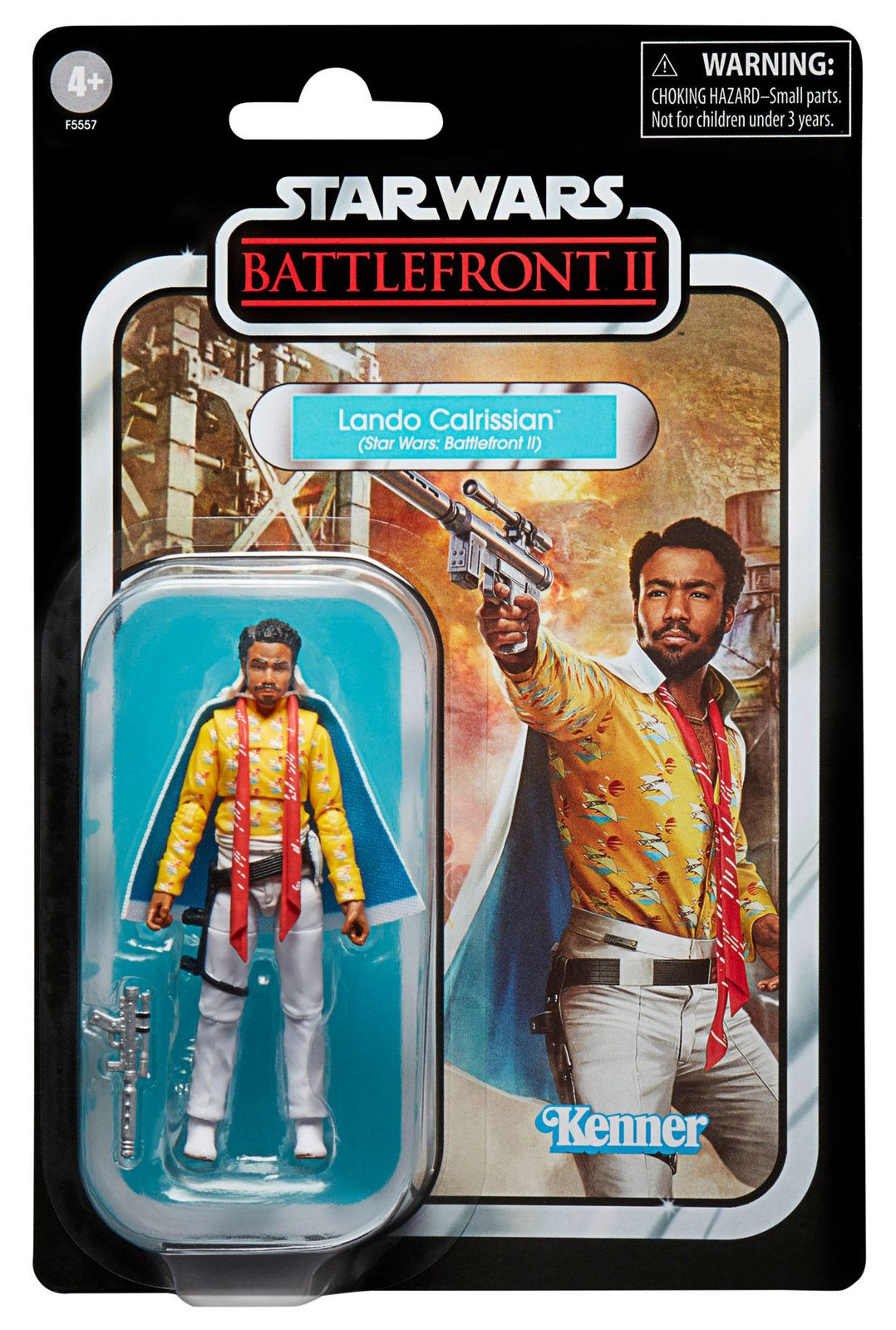 Hasbro Star Wars Battlefront II Vintage Collection Lando Calrissian actiefiguur, 10 cm