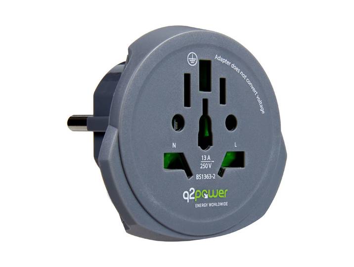 Q2power Welt Adapter Schuko 16 A 230 V