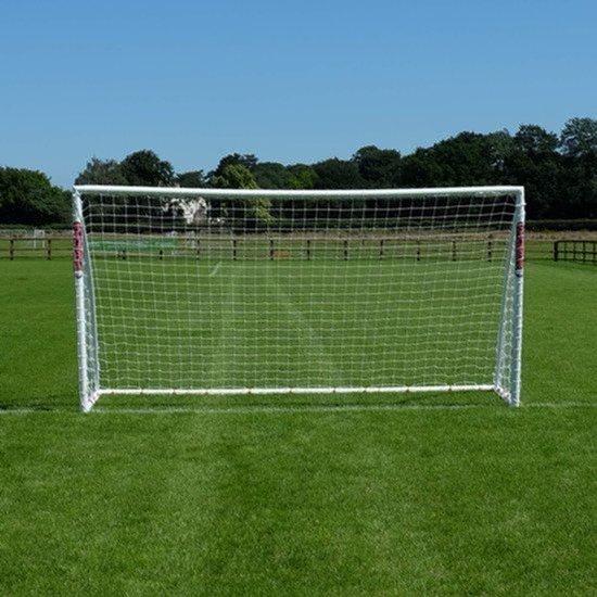 Tragbares Fußballtor - 12ft X 6ft - Wetterfestes UPVC-Material - Komplett mit Netz und Befestigungselemente - Für Garten und Training