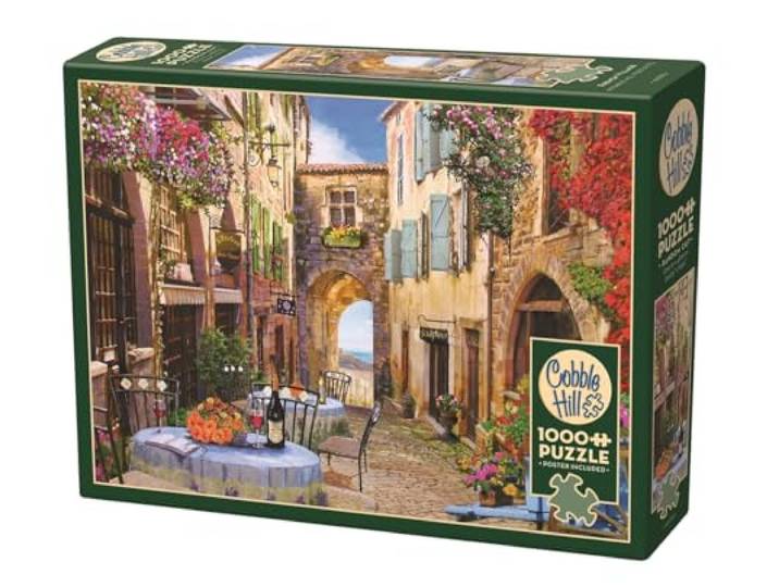 Cobble Hill legpuzzel French Village - 1000 stukjes puzzelplezier