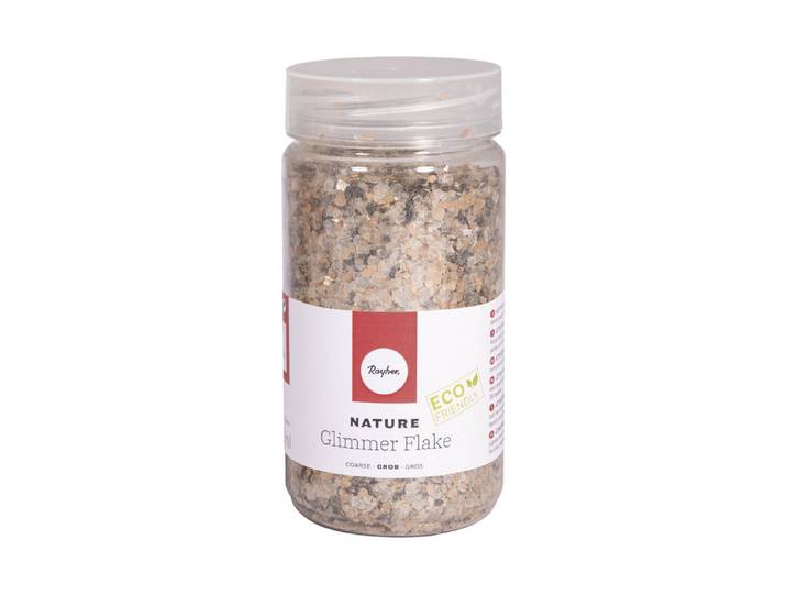 Nature Glimmer Flakes grob, Eco friendly, 3-10mm, Dose 370ml