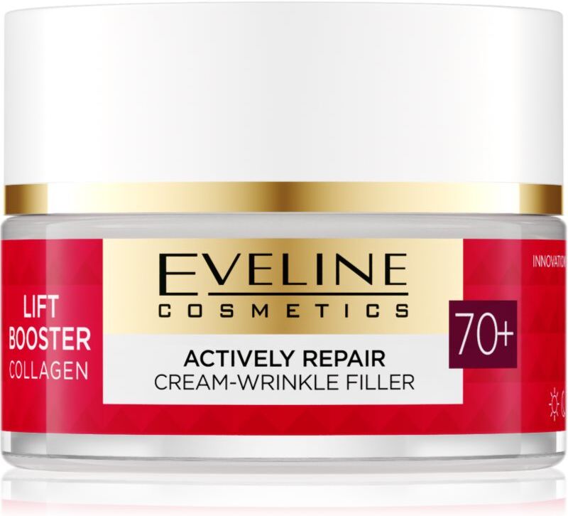 Eveline Cosmetics Lift Booster Collagen moisturising and nourishing cream for wrinkles 70+ 50 ml