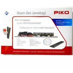 Piko: 97933 Startset mit Tenderdampflok, Personenzügen und Gleis mit Bettung