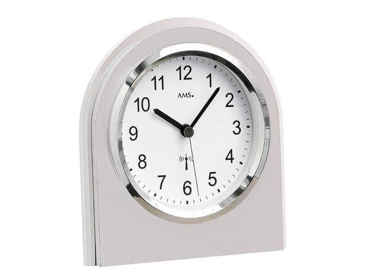 Funk-Uhr Lebu Metalloberfläche 13 x 13 x 6cm Multicolor/Silber