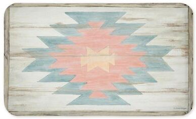 "Stupell Pink Pattern Printed Anti-Fatigue Floor Mat, design by Susan Winget, 30""x18"""