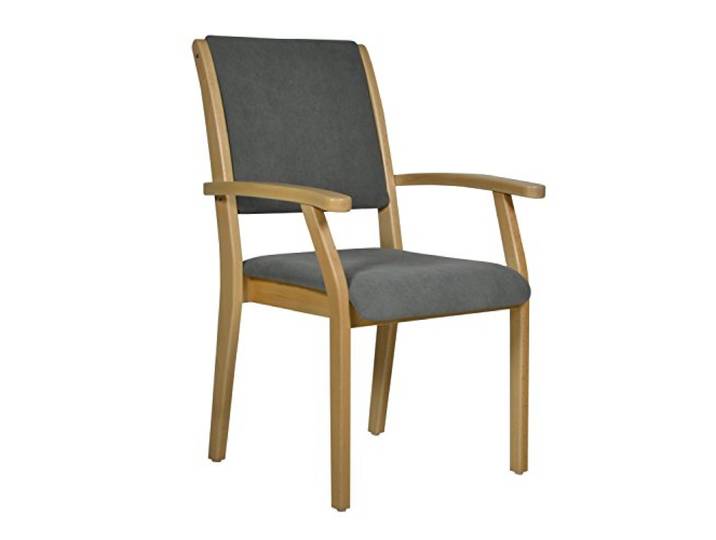 Devita - Premium Seniorenstuhl Kerry - Wählbare Sitzhöhen - Made in Germany - Komfortabler Echtholz Stuhl für Senioren in verschiedenen Höhen von 43 cm bis 55 cm