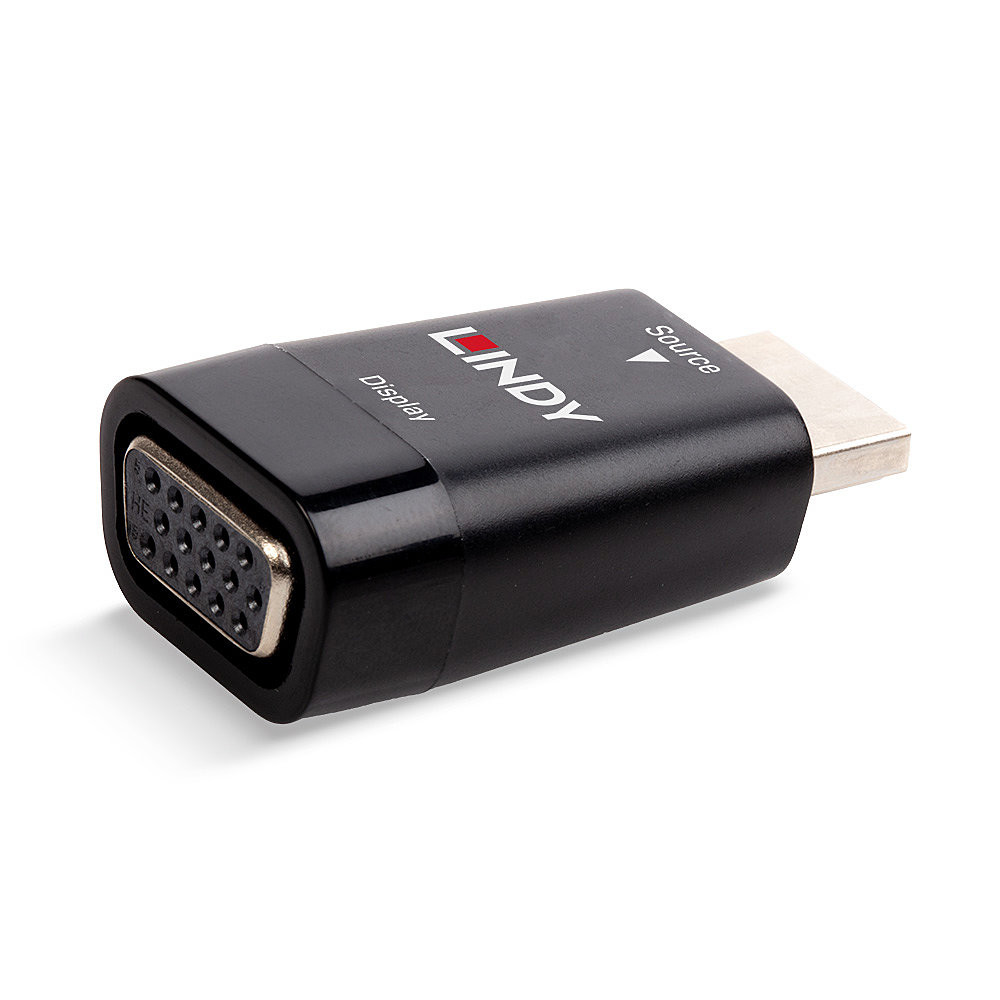 Lindy 38194 HDMI naar VGA Adapter Dongle 1080p & 1920x1200