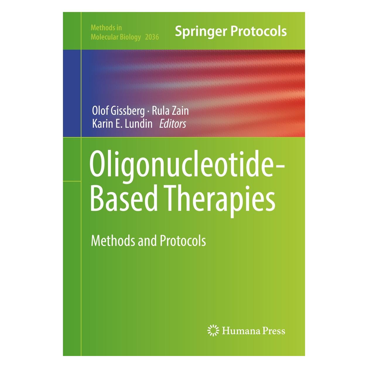 Springer Oligonucleotide-Based Therapies (Englisch, Hardcover, Karin E. Lundin, Olof Gissberg, Rula Zain) (9781493996698)