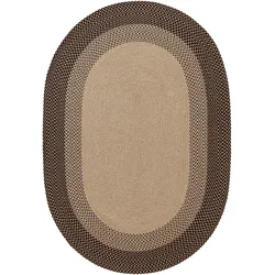 benuta Nest In- & Outdoor-Teppich Nandi Braun 140x200 cm - Teppich für Balkon, Terrasse & Garten