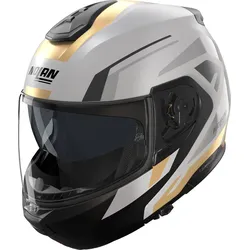 Nolan N100-6 Cinetico 360, Klapphelm - Matt Hellgrau/Grau/Schwarz/Gold - L
