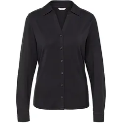 Tchibo - Blusenshirt mit Knopfleiste - Damen - Gr. XXL - anthrazit