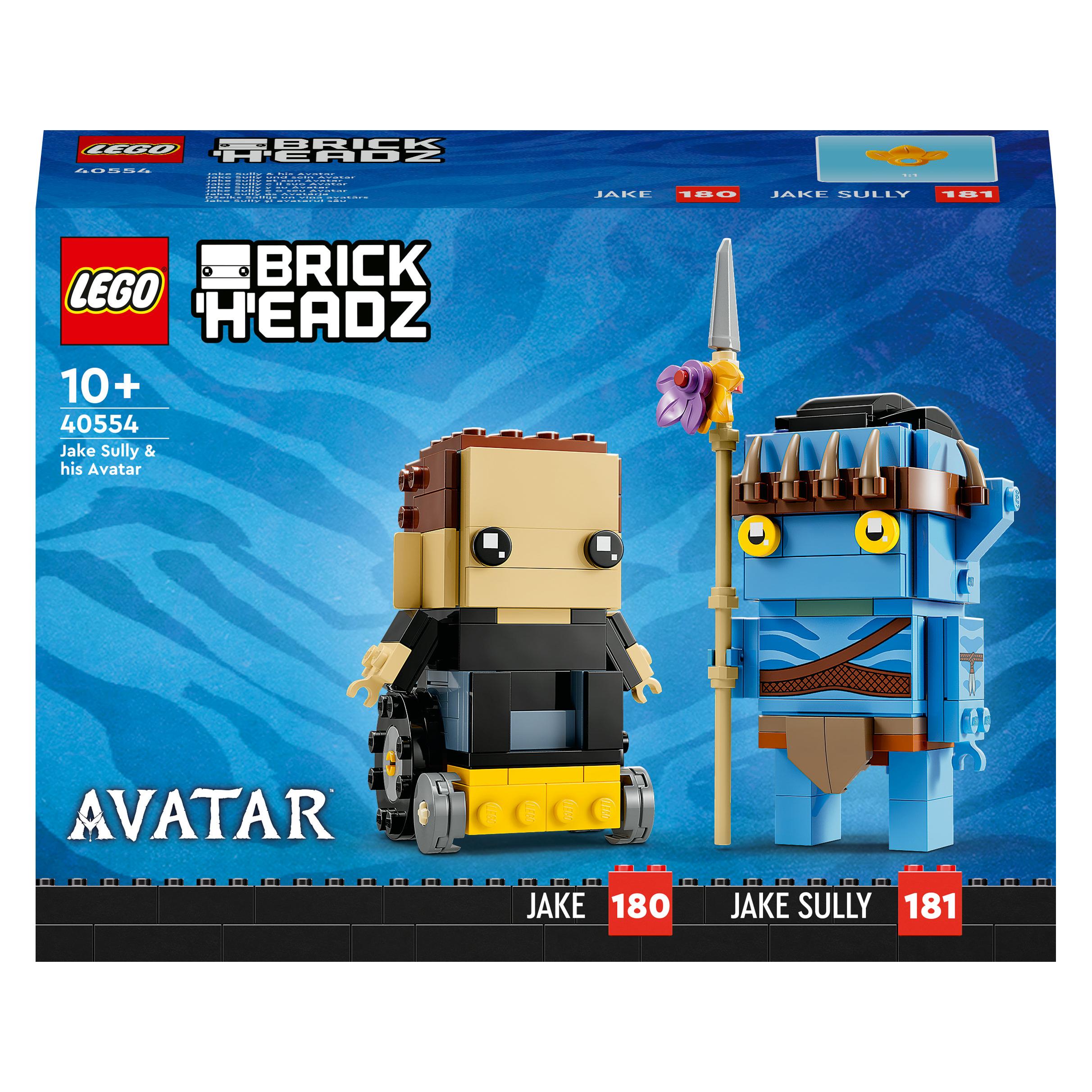 LEGO Jake Sully und sein Avatar (40554, LEGO Brickheadz, LEGO Seltene Sets) (40554)