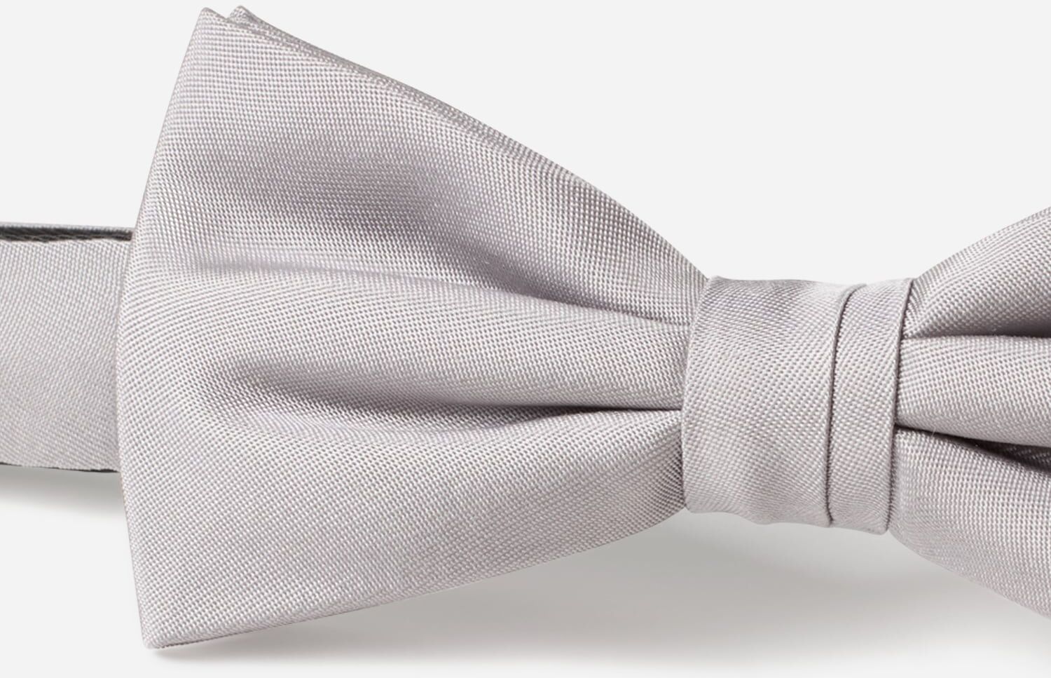 Fliege MONTI "FREDERICO", Herren, silber, Seide, Fliegen Fliege, aus reiner Seide – edler Look & festliche Eleganz silber Einheitsgröße