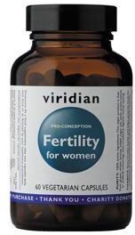 Viridian Pro-conception Fertility for Women 60 Capsules Plant
