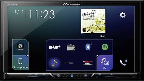 Pioneer SPH-DA230DAB Doppel-DIN Moniceiver AppRadio, DAB+ Tuner, Anschluss für Rückfahrkamera, Bluetooth-Freisprecheinrichtung