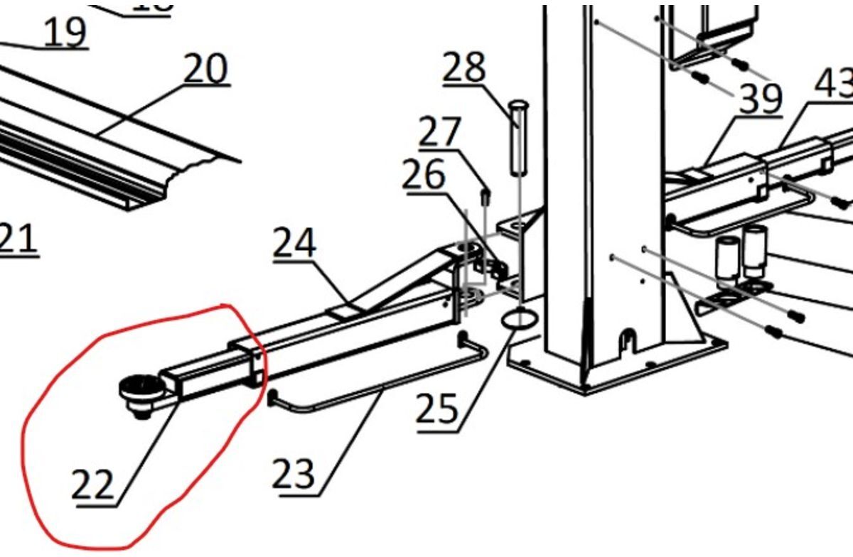 Evert Parti e Accessori, Ponte sollevatore ZL614901362