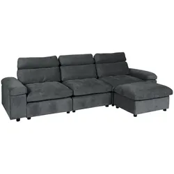 Carmen POKO Ecksofa – Graphit