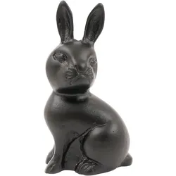 Dekofigur RABBIT schwarz (BHT 8x15x5,50 cm) - schwarz - BHT 8x15x5,50 cm