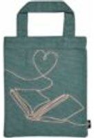 Bolsa de tela para libros con bordado  ref. 83325