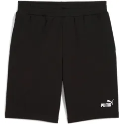 PUMA Herren Sweatshorts - ESS No. 1 Logo Shorts, Logo, Baumwolle, kurz Schwarz / M