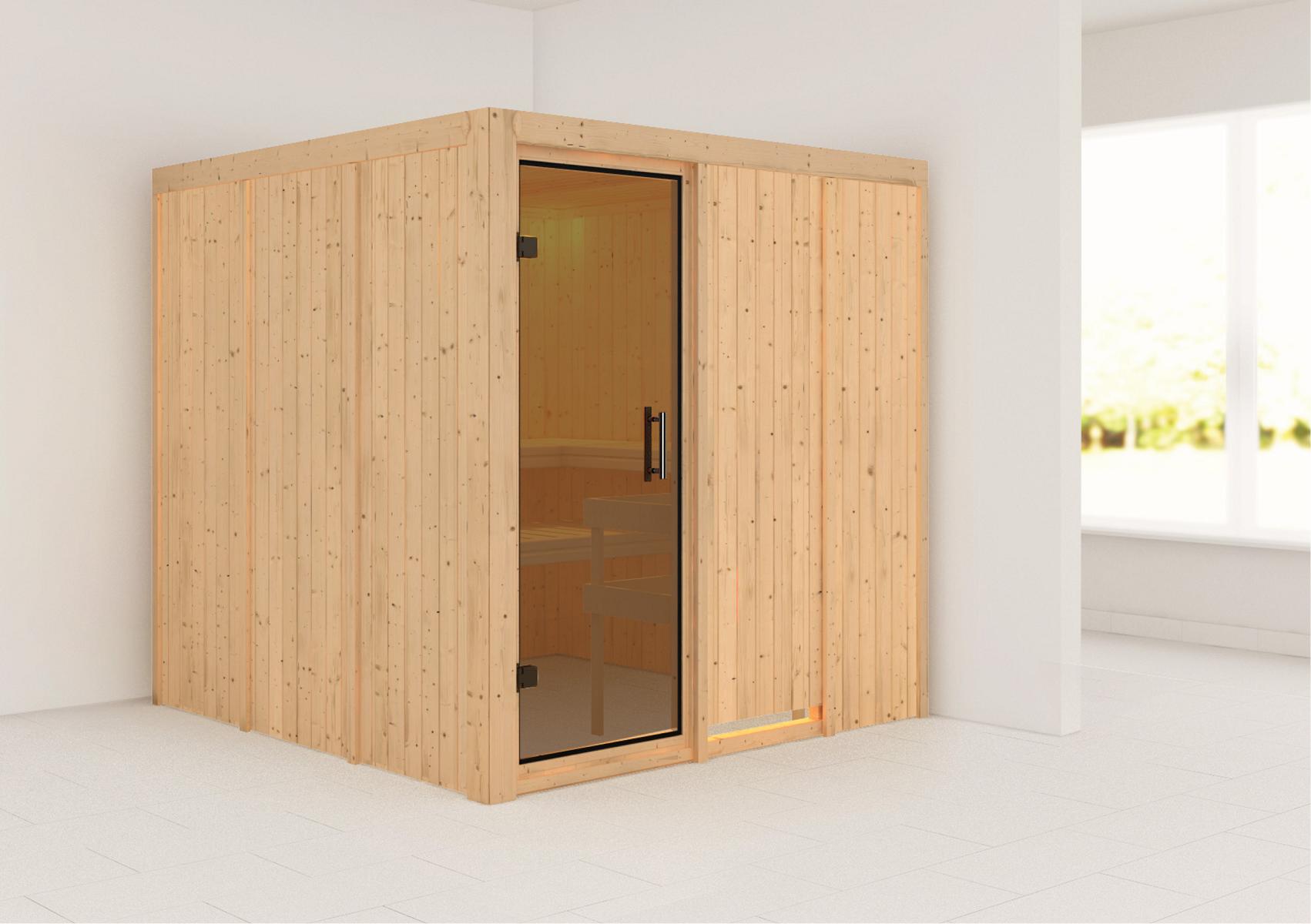 KARIBUHOLZT Sauna Rodin Front, o. Zub. graphitf. GGT 09231483