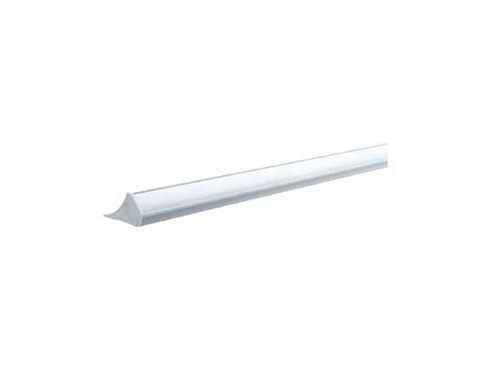 Paulmann 70440 Corner Profil zur dekorativen Raumbeleuchtung mit LED-Strips beliebiger Lichtfarbe 100 cm Grau Kunststoff überstreichbar tapezierbar
