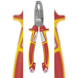 Felo Multifunktionale Abisolierzange VDE 3K 180 mm