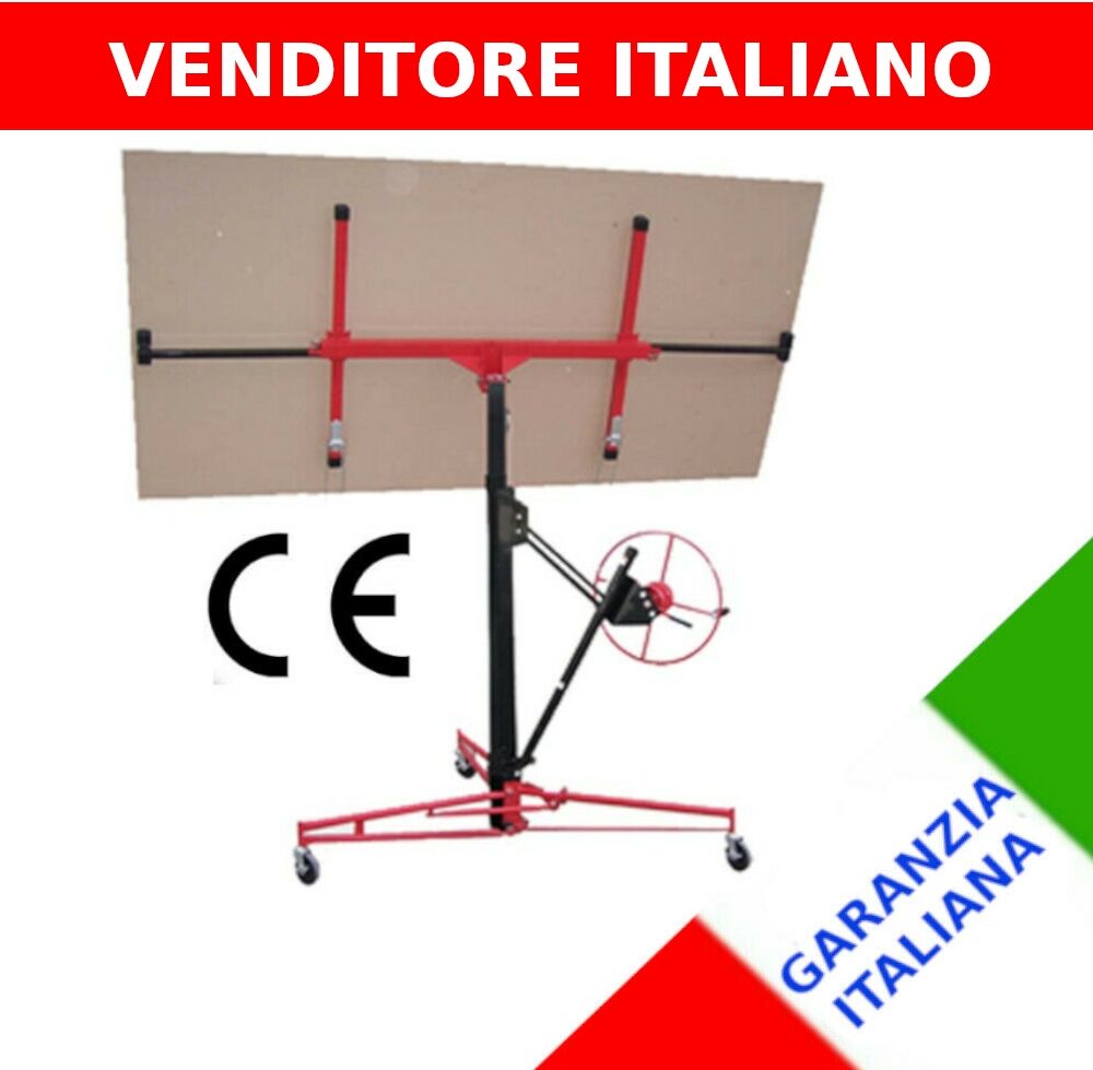 NOTEK Alzalastre per Cartongesso - Alza lastre Carrello Alza solleva pannelli