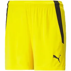 PUMA teamLIGA Shorts Damen cyber yellow/puma black S