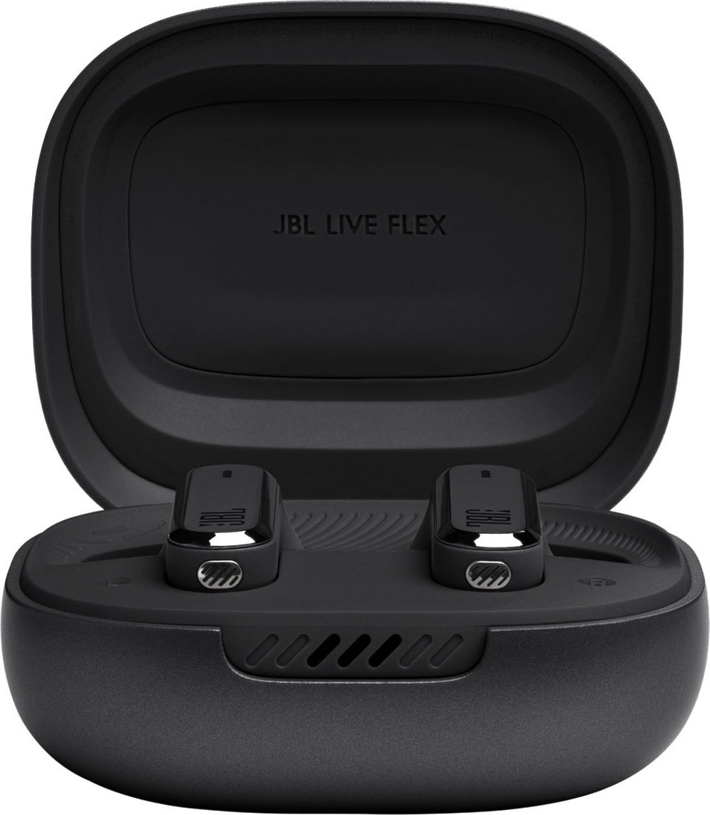 JBL LIVE Flex draadloze oordopjes met Bluetooth, zwart