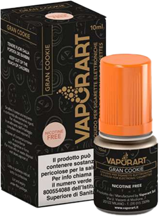 VaporArt Gran Cookie Liquido Pronto 10ml Biscotto Burro
