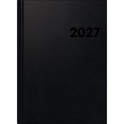 BRUNNEN 1078160907 Buchkalender Premium Mod. 781 2027 A4, Kunststoff, schwarz