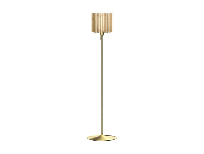 Umage Komorebi Stehleuchte medium Circle oak-Bürstmessing