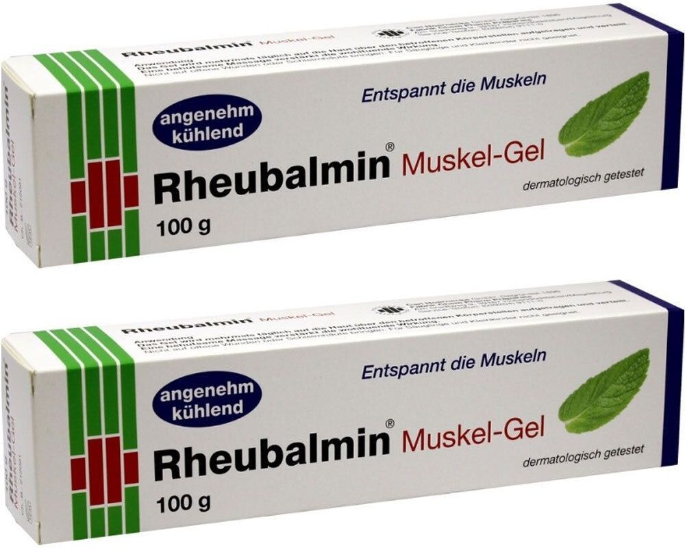 Rheubalmin Muskel-Gel 2x 2x100 g Gel