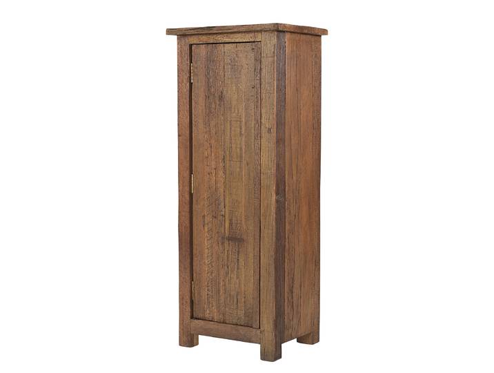 Meuble midi RURY 1 porte 50 x 130 x 40cm Bois/Marron