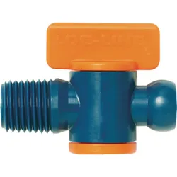 Optimum Absperrhahn für Gelenkschlauch RP 1/4''