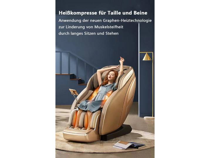 Salottini Massagesessel SOFORT LIEFERBAR Luxus 2D Massagesessel Sessel Bern Wärmefunktion (1-St), mit Relaxfunktion
