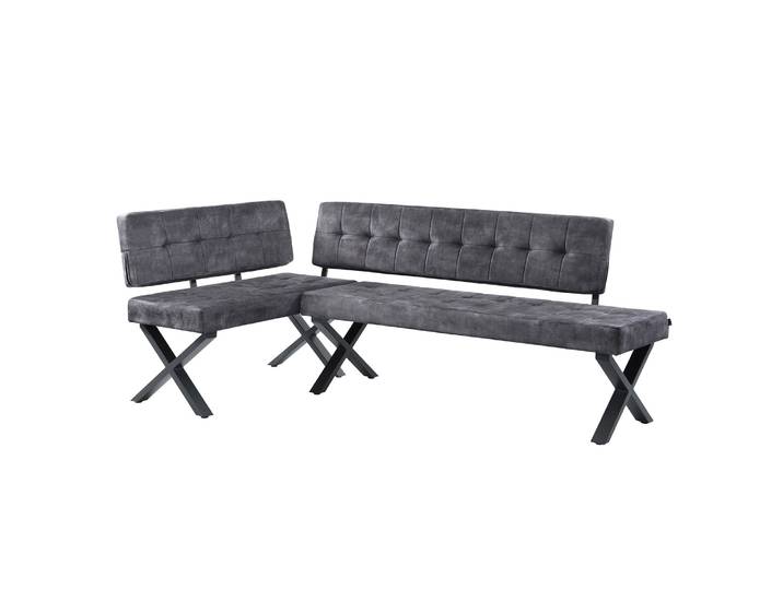 Eckbank EKA - Modulare Eckbank mit X Gestell beidseitig montierbar