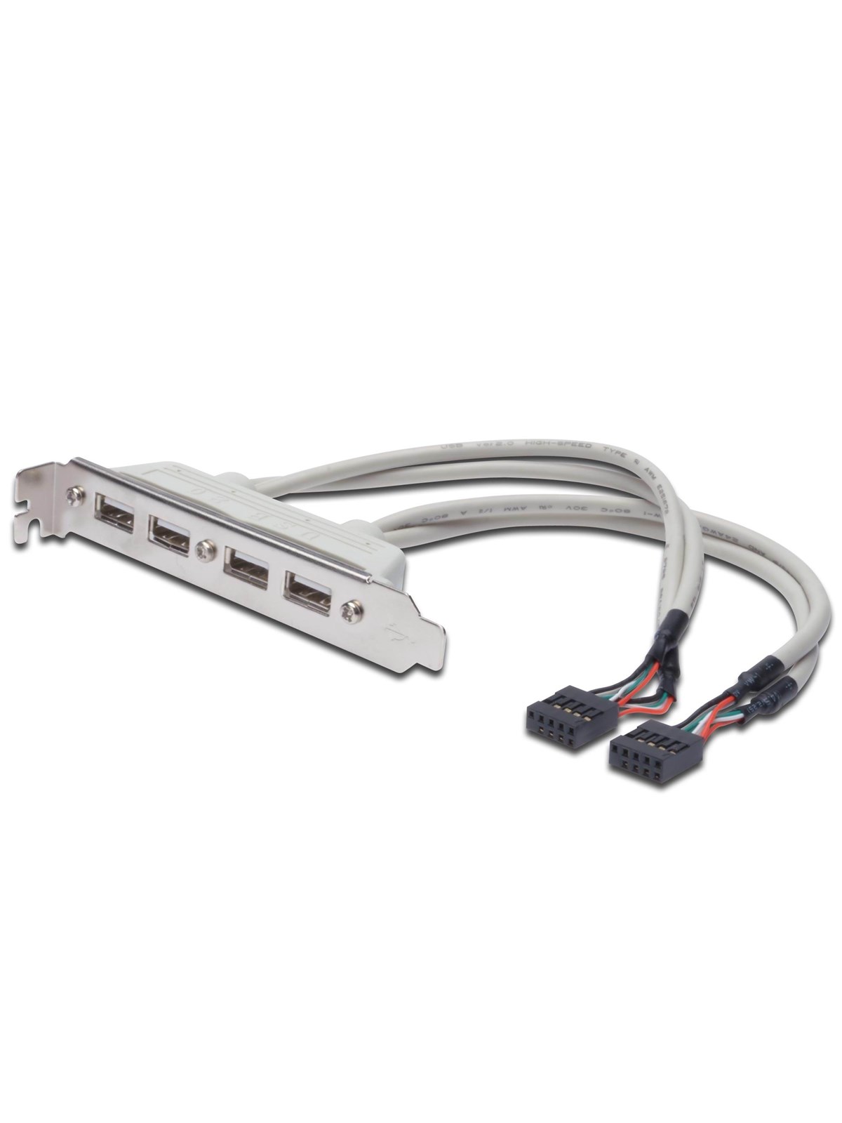 DIGITUS 4-Port USB Slot Bracket Cable