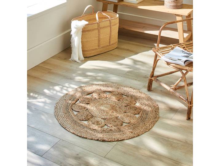 Tapis rond en jute - Blancheporte