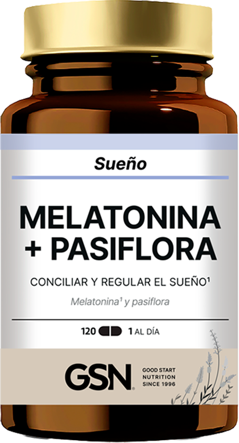 Gsn gsn melatonina + pasiflora 120 comp