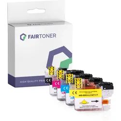 4er Multipack Set kompatibel für Brother LC-3211VALDR Druckerpatronen