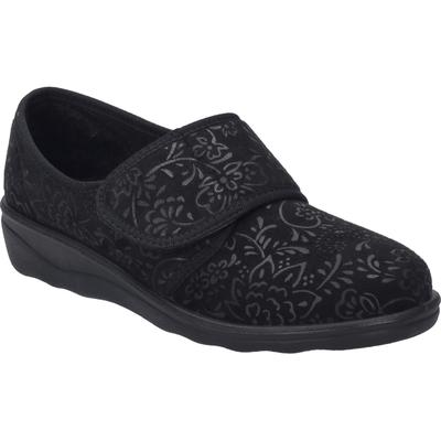 Hausschuh JOSEF SEIBEL "Nice 80, schwarz", Damen, Gr. 41, schwarz, Obermaterial: 100% Textilmaterial TEXMAT., Schuhe Hausschuh